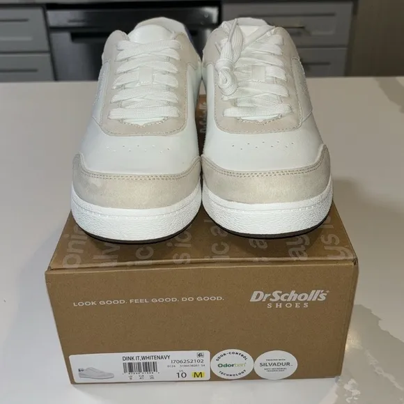NWT Womens Dr. Scholls Dink It Pickleball Sneakers 10 MSRP $100 White