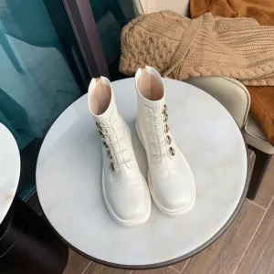 Office Lady Winter Warm Outdoor Fashion Solid Elegant Boots