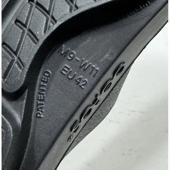 Oofos Black OOcloog Recovery Clog Comfort Shoes Slip-On Clogs Men’s Size 9
