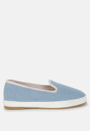 Palin Denim Slip On Loafers