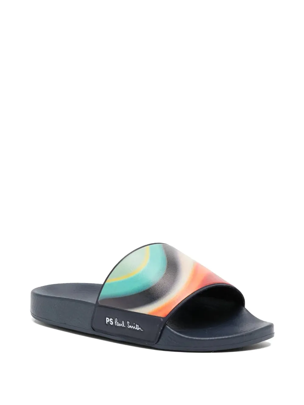Paul Smith striped flat slides