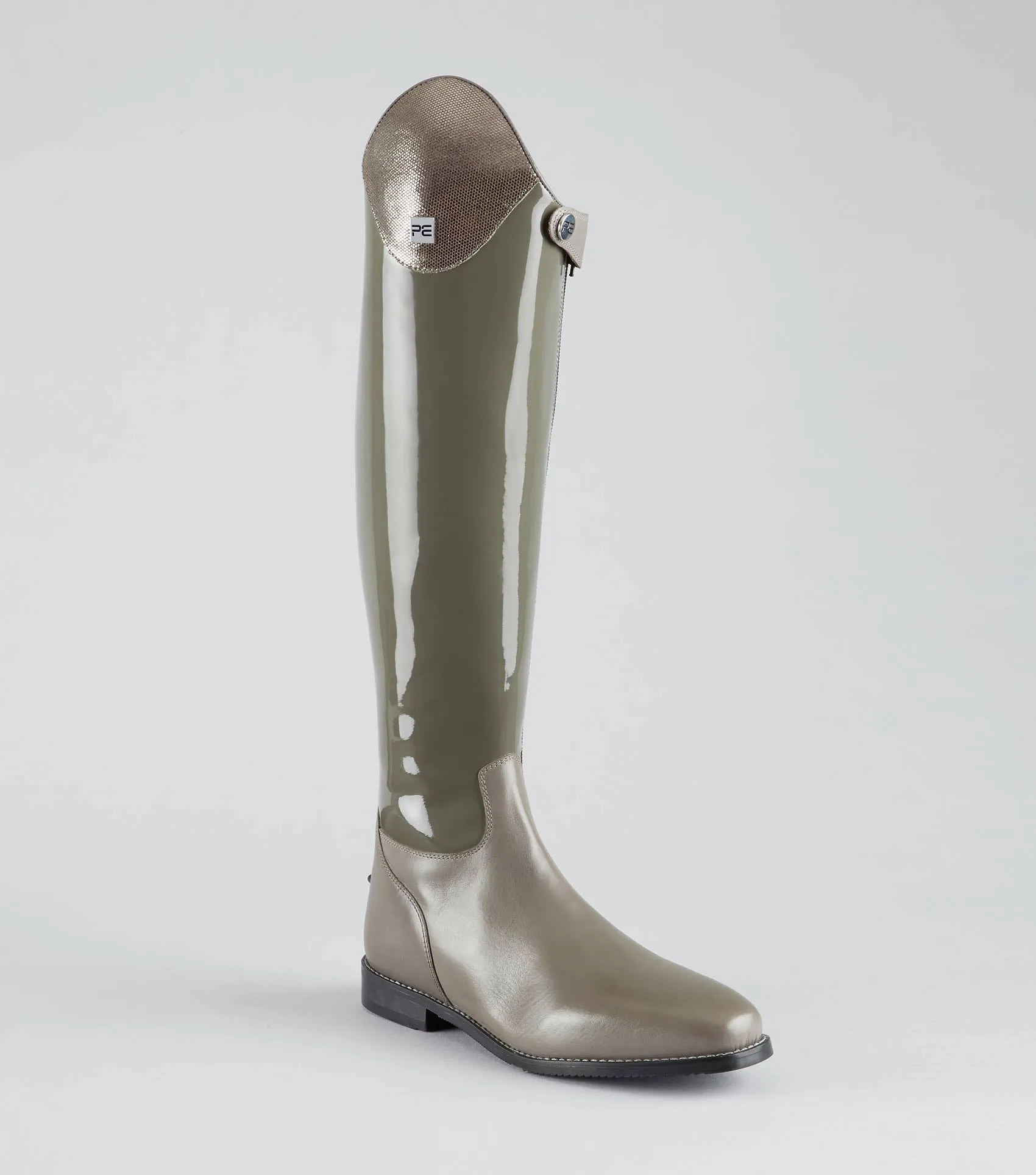 PEI Levade Ladies Leather Dressage Boot - Grey