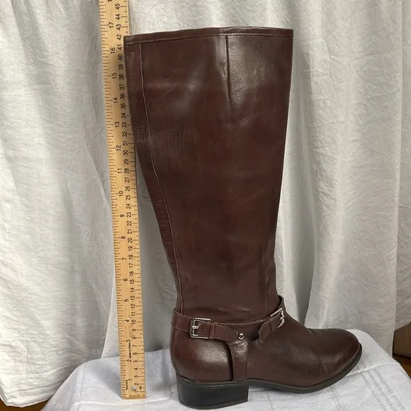 Ralph Lauren Marion Brown Leather Riding Boots 7.5