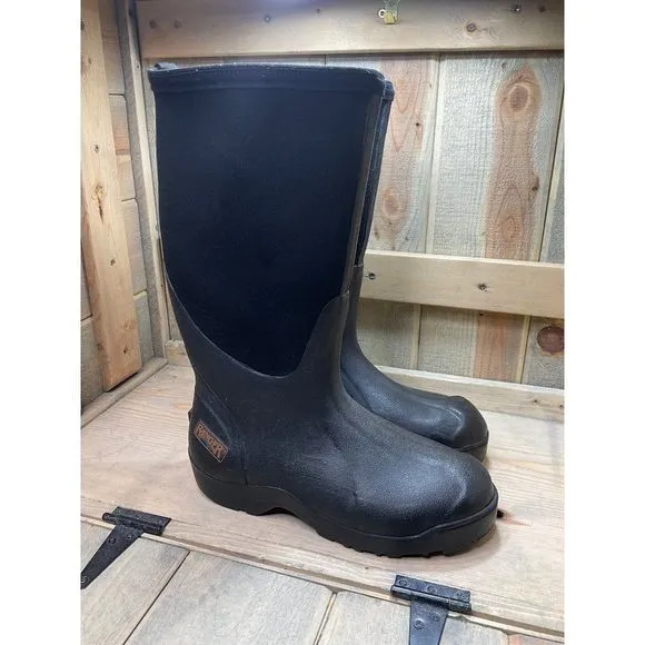 RANGER Black Tall Outdoor Boots Unisex Mens 9 Womens 10