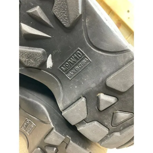RANGER Black Tall Outdoor Boots Unisex Mens 9 Womens 10