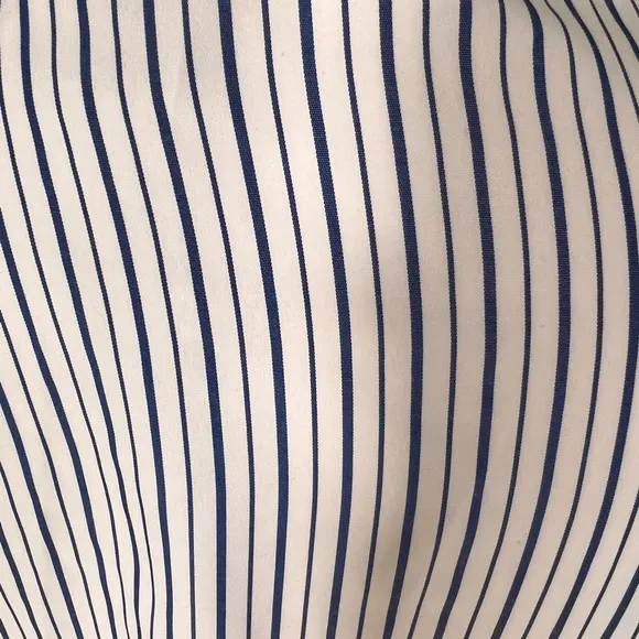 Revolve Los Angeles Blue &amp; White Striped Oversized Shirt Dress NWT