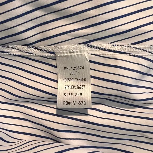 Revolve Los Angeles Blue &amp; White Striped Oversized Shirt Dress NWT