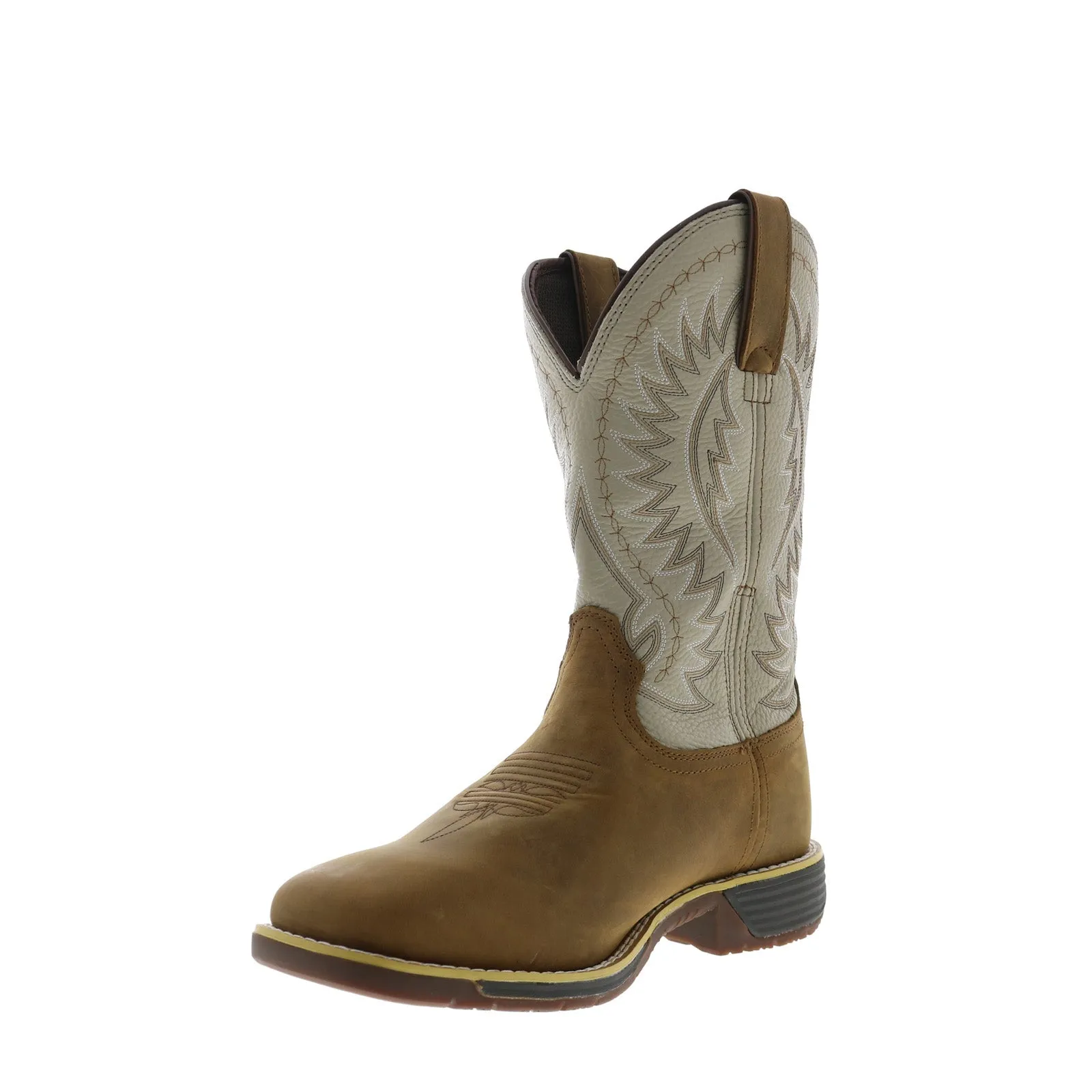 Rocky Rugged Trail Waterproof RKW0366 Mens Brown Wide Cowboy Western Boots