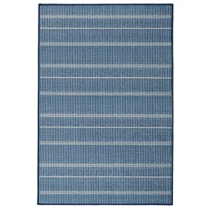 Samson Navy Machine Washable Rug