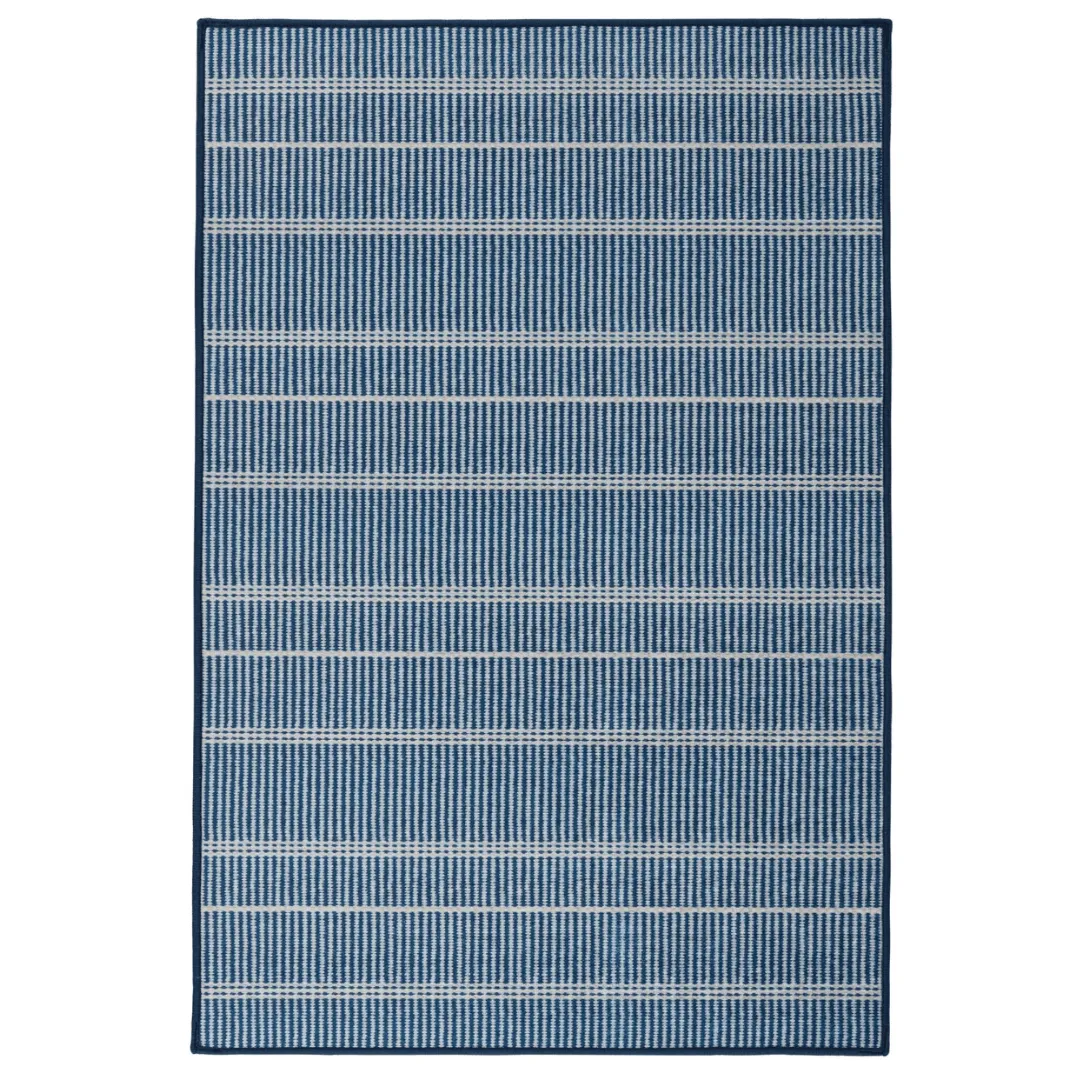 Samson Navy Machine Washable Rug