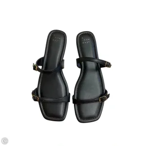 Sandals Flats By A New Day In Black, Size: 8.5
