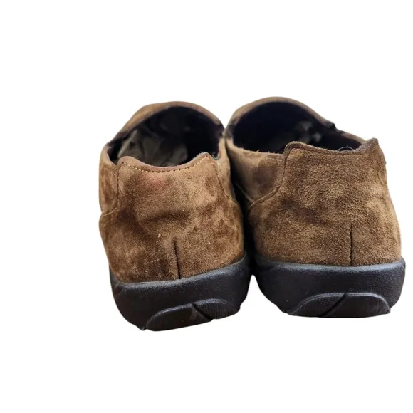 SAS Weekender Brown Suede Leather Slip Loafers