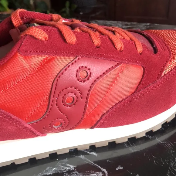 Saucony Jazz Original Vintage Sneakers-4 M Red-NWT Girls