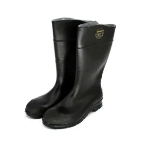 Servus Comfort Technology 14” PVC Steel Toe Mens Work Boots in Black Size 13 NEW