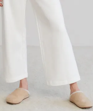 Shearling-Lined Moc Clog