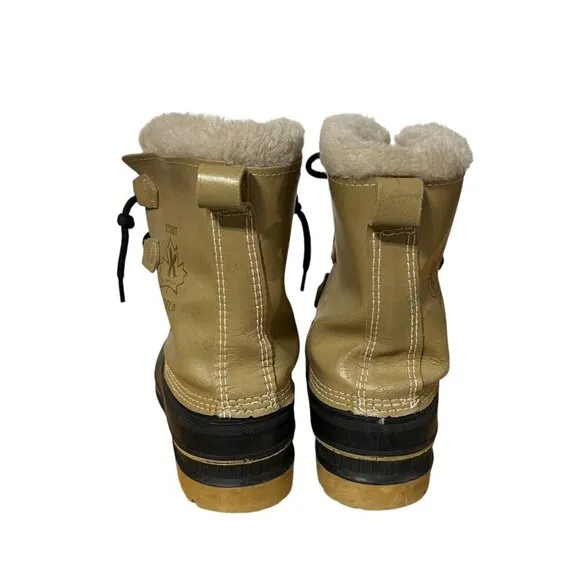 Sorel Kaufman Scout Waterproof Snow Duck Boots With Wool Lining Size 7