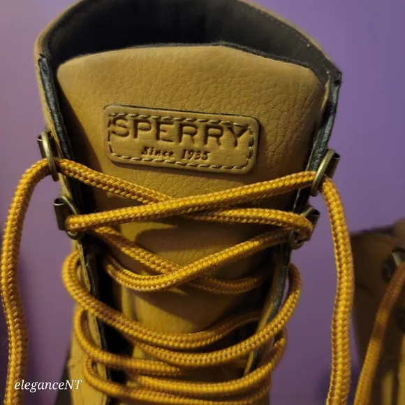 Sperry Little Boy's Bowline Tan   Duck Boots Sz: 3M