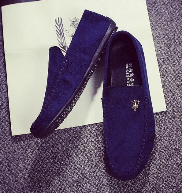Spring Male Flat Shoes Moccasins British style Men Dress Shoes Lazy Breathable Canvas