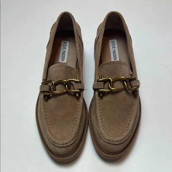 Steve Madden Karmine Tan Loafers Size 9