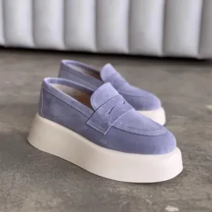 Suede Muffin-soles Women's Loafers