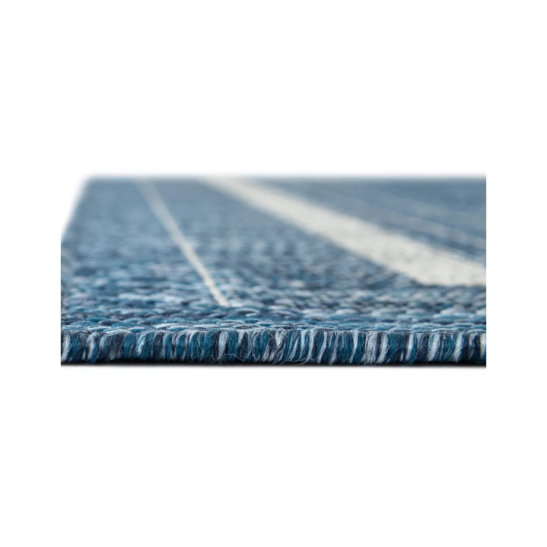 Swanee Blue Indoor / Outdoor Area Rug Arlmont & Co. Rug Size: Square 7'10"