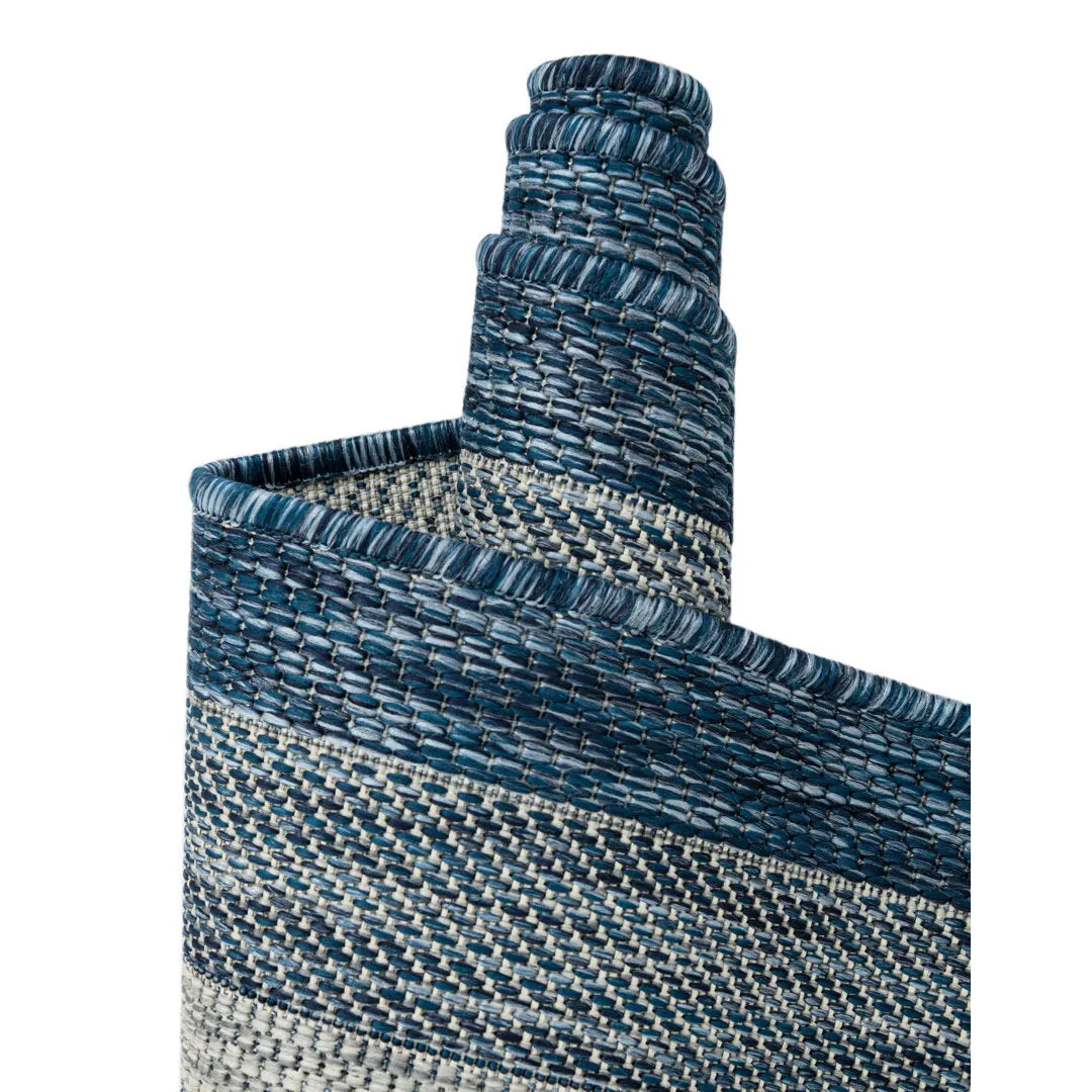 Swanee Blue Indoor / Outdoor Area Rug Arlmont & Co. Rug Size: Square 7'10"