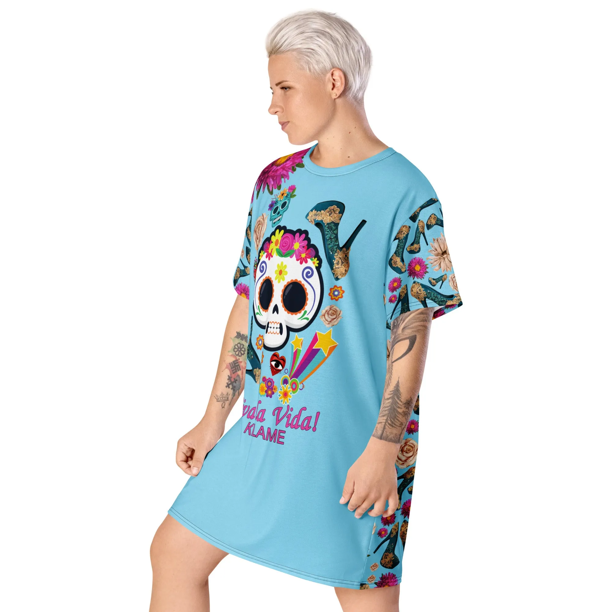 T-shirt dress 'Buena vida'