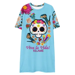 T-shirt dress 'Buena vida'