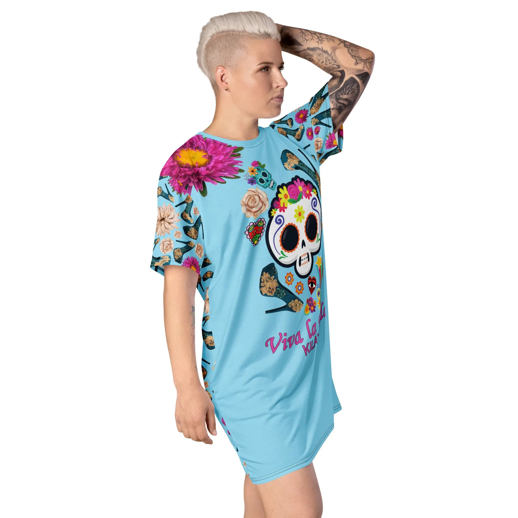 T-shirt dress 'Buena vida'