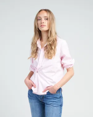 the crop shirt, royale cotton - trop belle stripe