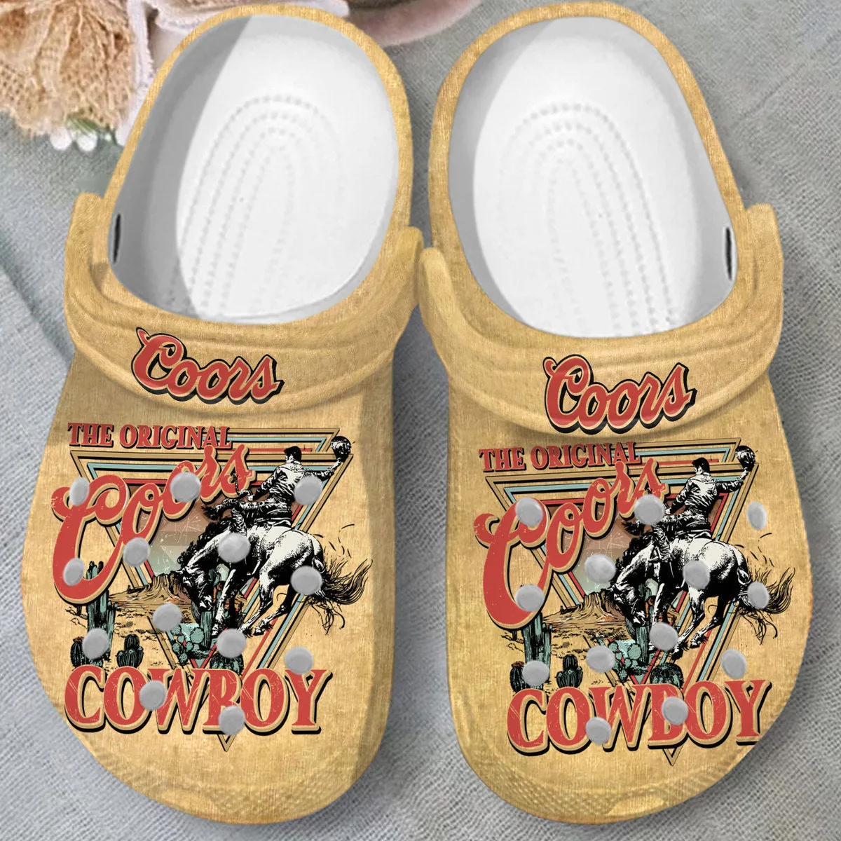 The Original Coors Cowboy Clogs Beer Clogs