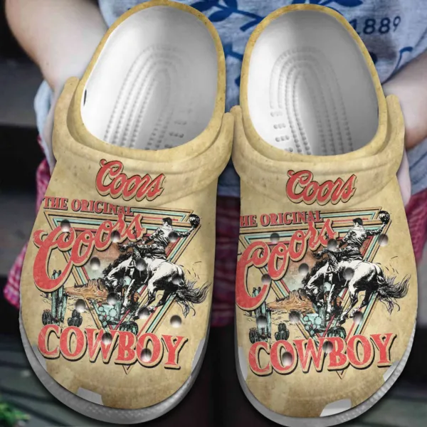 The Original Coors Cowboy Clogs Beer Clogs