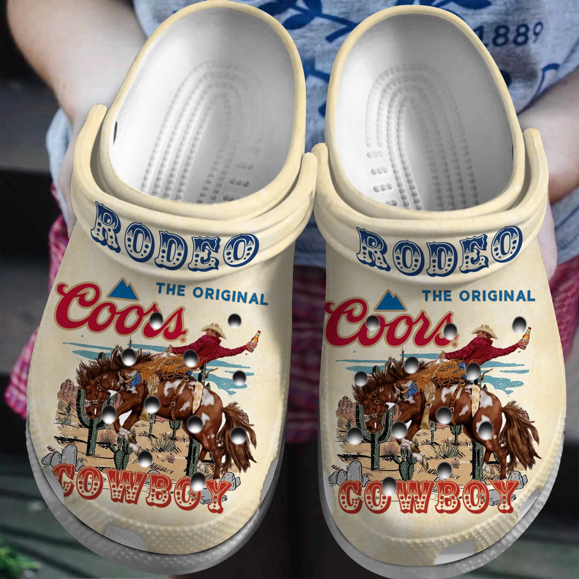 The Original Coors Cowboy Rodeo Clogs