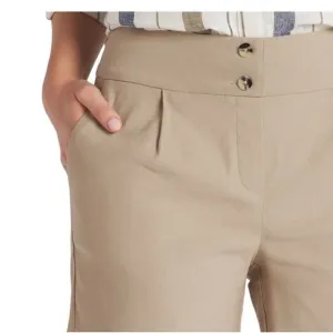 Tribal Viola Brunch Shorts, Tan, Plus Size 16, NWT