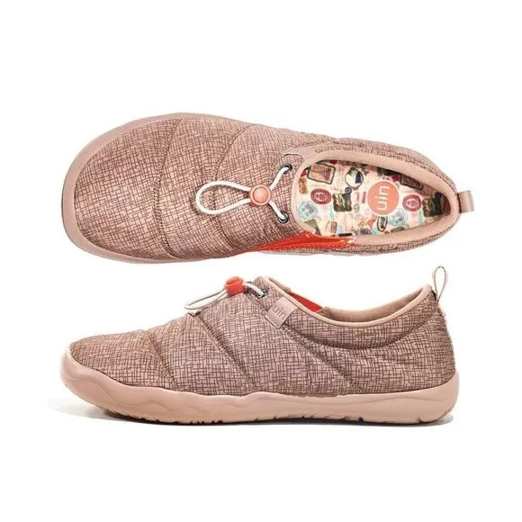UIN Men's Walking Travel Camping Shoes Casual Comfort Loafers (Coconut Brown)