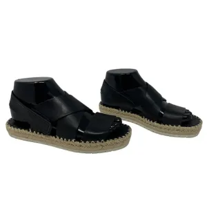 Vince Tension Black Espadrille Sandals | US 7