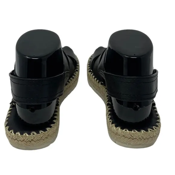 Vince Tension Black Espadrille Sandals | US 7
