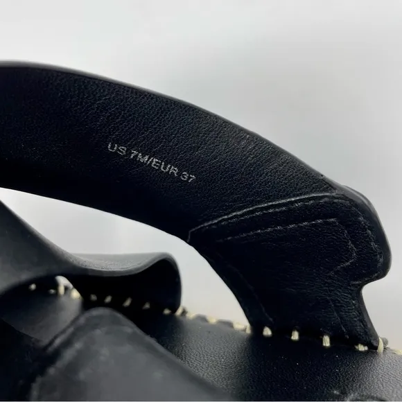 Vince Tension Black Espadrille Sandals | US 7