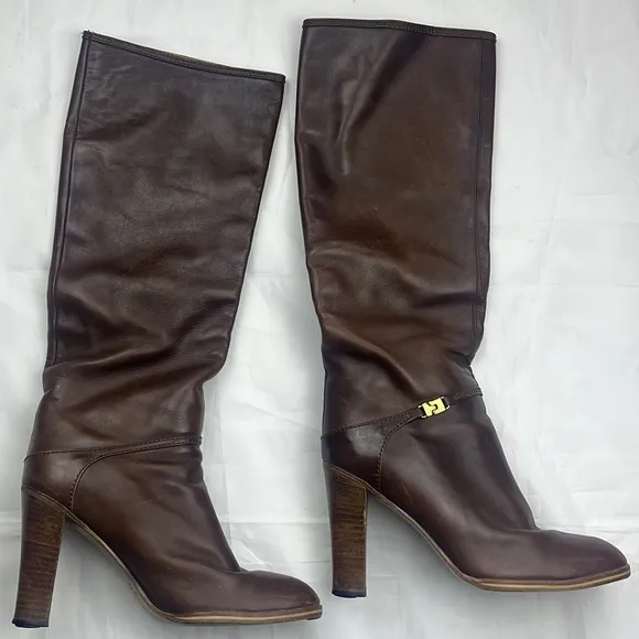 Vintage leather boots