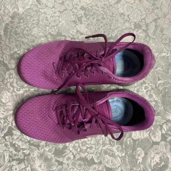 Violet Purple Nike Air Vapormax Running Sneakers Low Tops Kids Size 6Y (24cm)