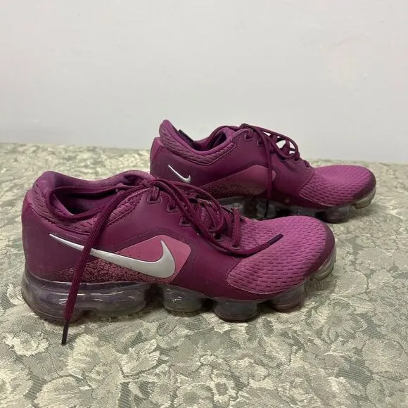 Violet Purple Nike Air Vapormax Running Sneakers Low Tops Kids Size 6Y (24cm)