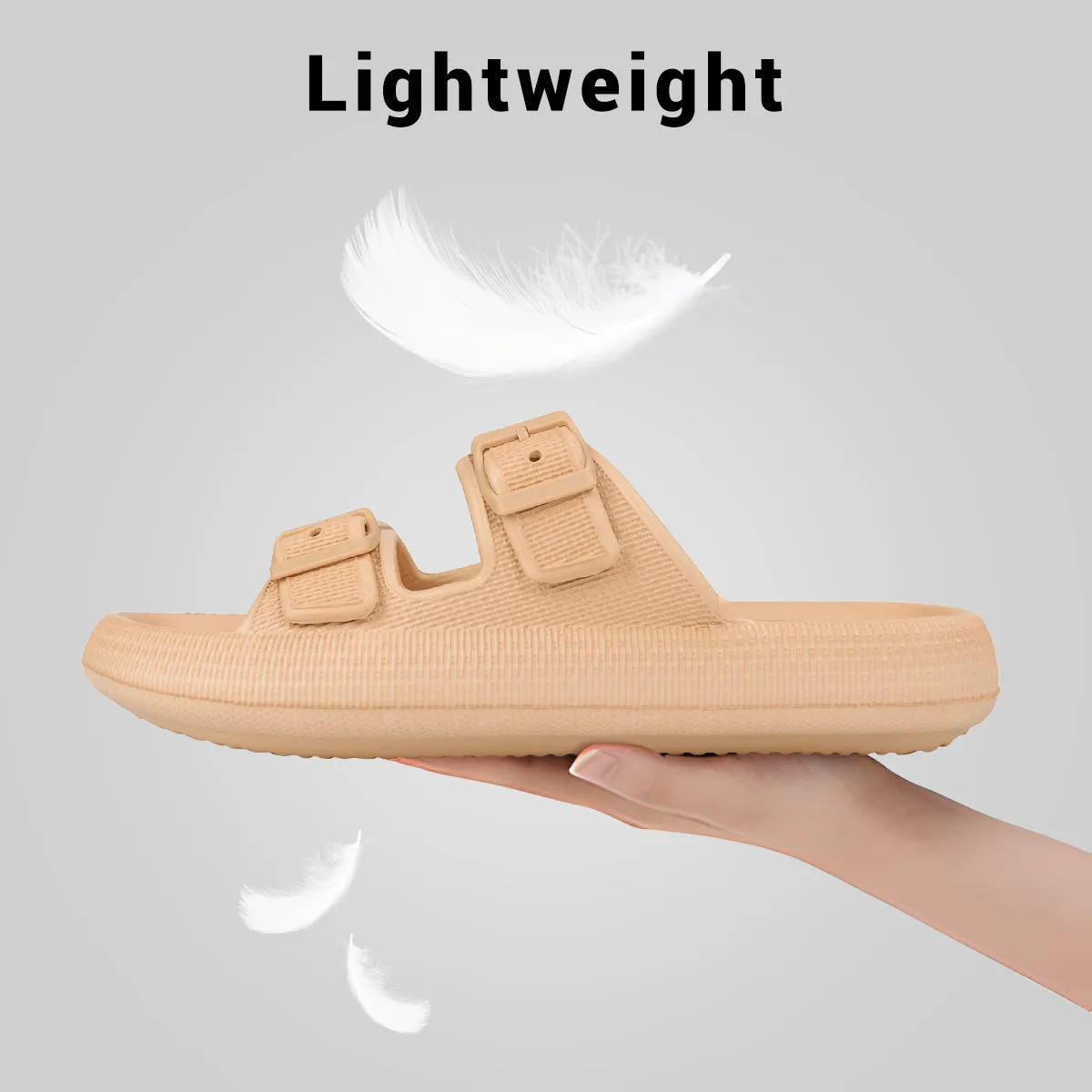 VONMAY Slides Sandals for Women and Men Sandals Soft Thick Sole