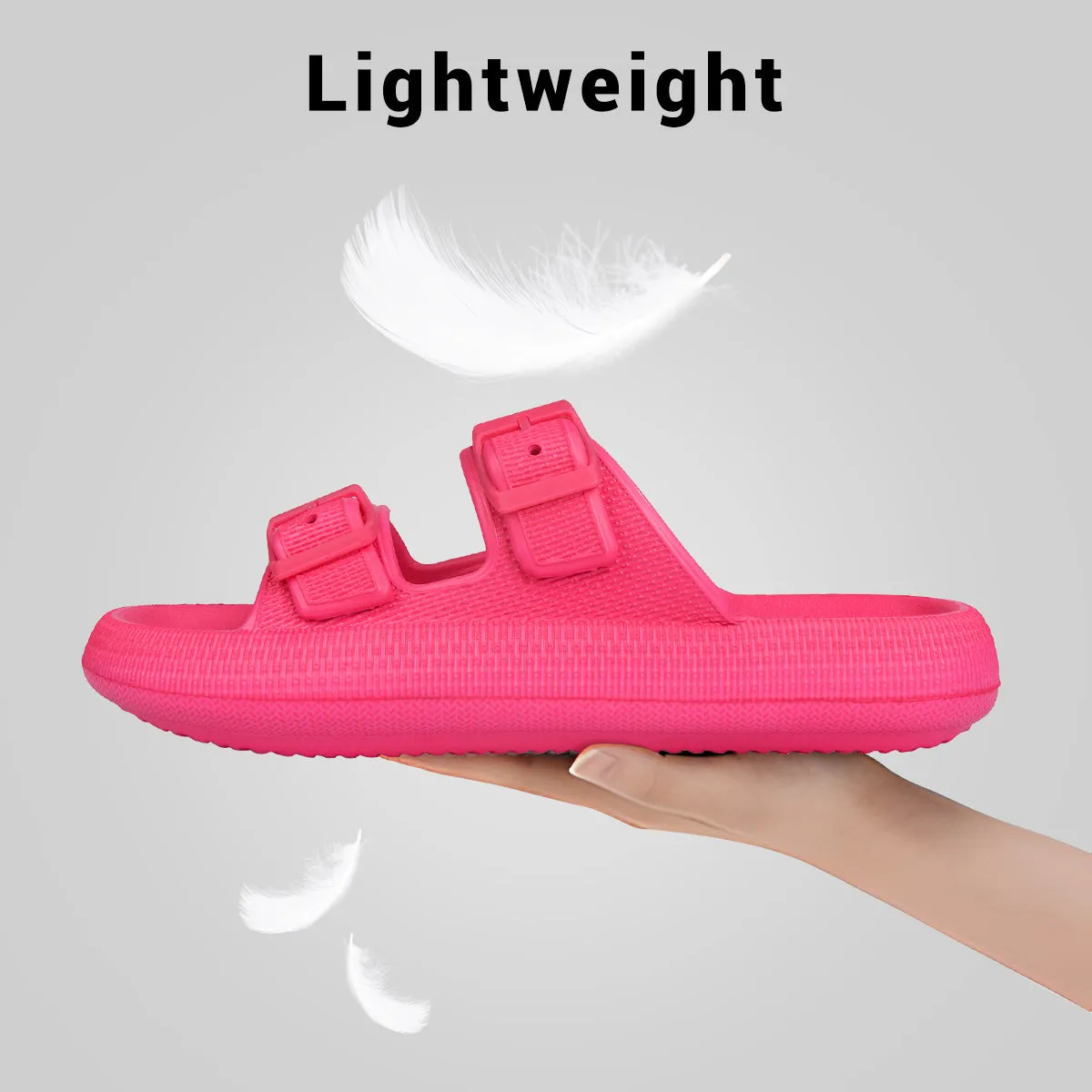 VONMAY Slides Sandals for Women and Men Sandals Soft Thick Sole