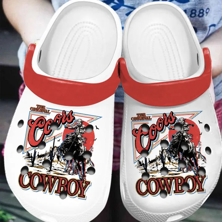 Water-Resistant The Original Coors Cowboy Clogs For Kids Adults