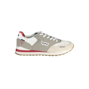White Polyester Men Sneaker