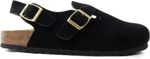 Wild Diva Matcha-20 Womens Slingback Clogs Cork Footbed Sandals Comfort Mules with Arch Support Slip On Slippers