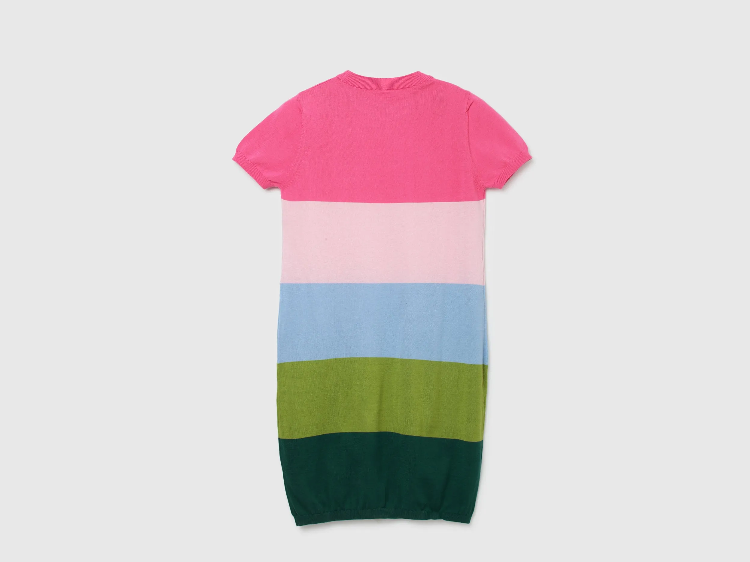 Women Colorblock Round Neck Dress
