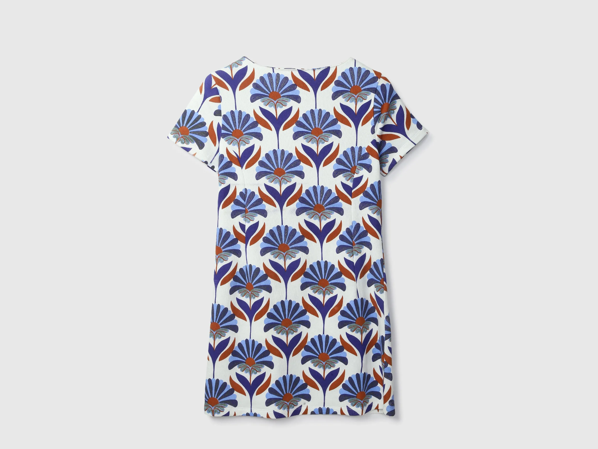 Women Printed Round Neck Dress