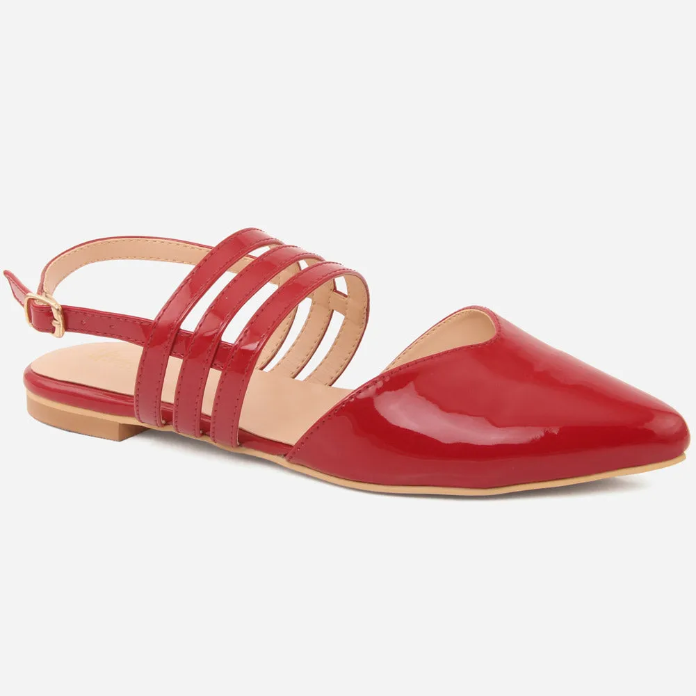 Women "XIMENA" Flat with Buckle Sandals
