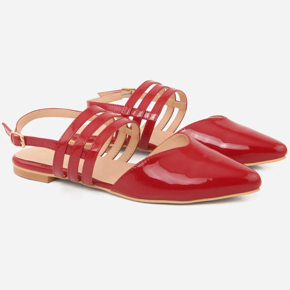 Women "XIMENA" Flat with Buckle Sandals